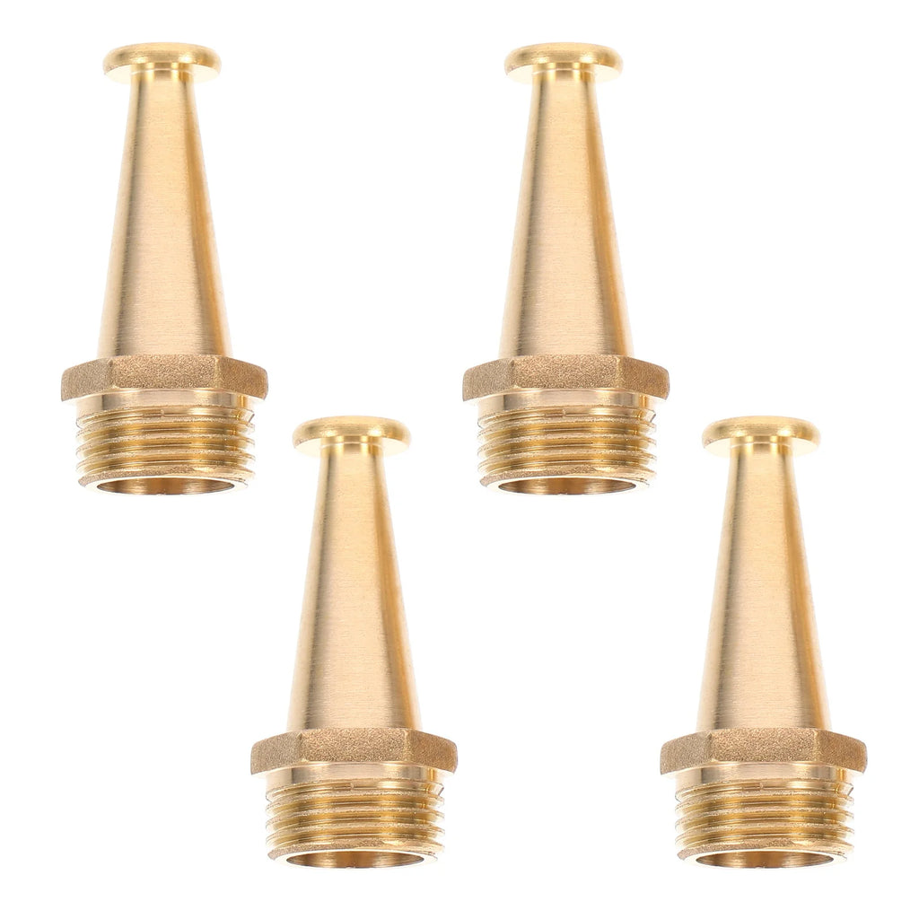 4pcs 1/2 Inch Fire Reel Nozzle Copper Outer Connector Car Wash Sprayer Garden Irrigation Fitting Air Nozzle Tool