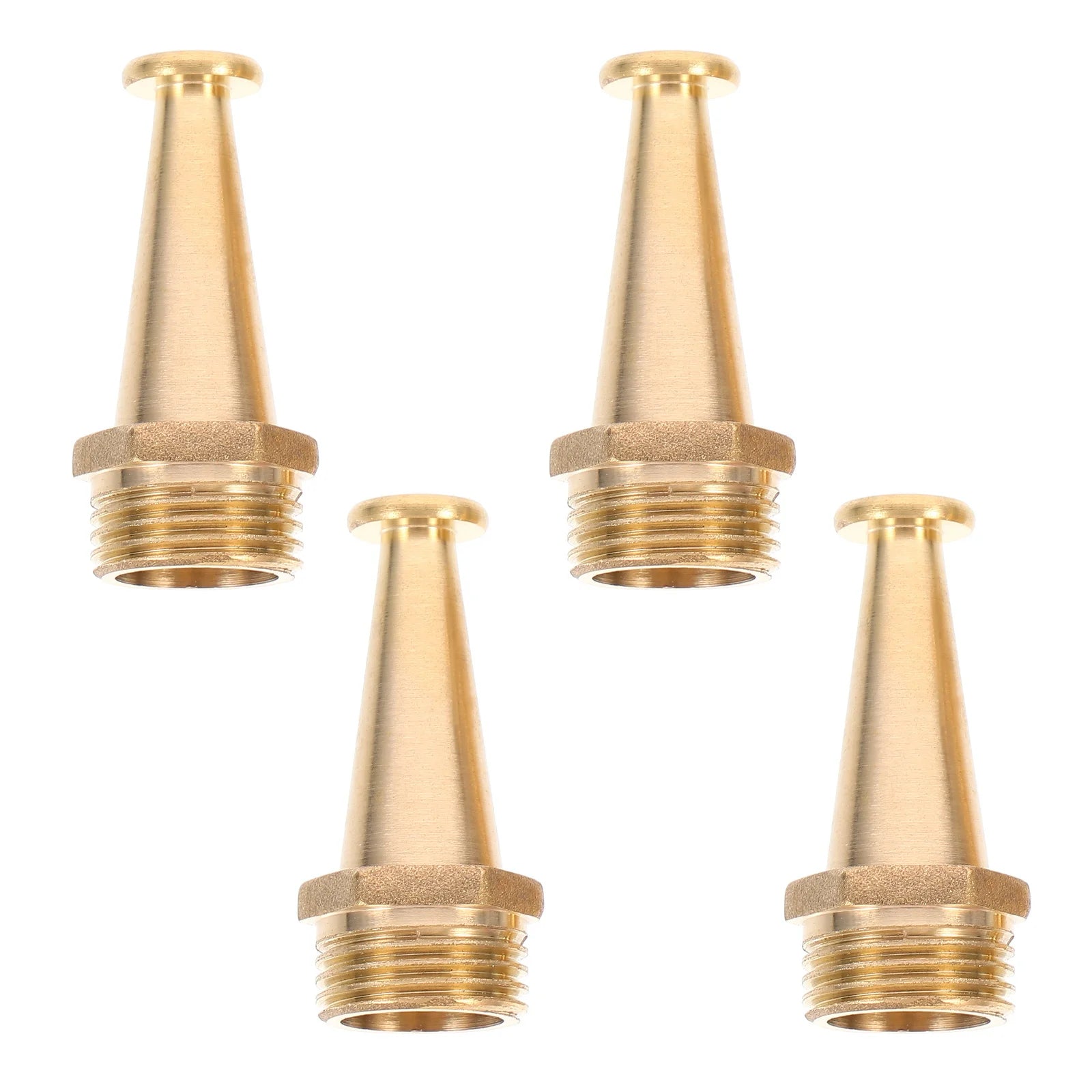 4pcs 1/2 Inch Fire Reel Nozzle Copper Outer Connector Car Wash Sprayer Garden Irrigation Fitting Air Nozzle Tool