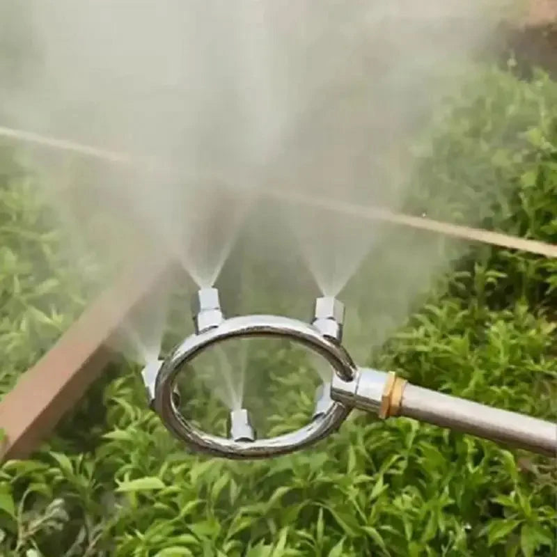 High Pressure Atomization Circular Nozzle Nozzle Five-Hole Circular Nozzle Stainless Steel Sprinkler Water Flowers And Trees