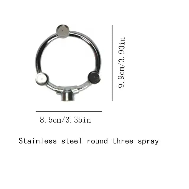 High Pressure Atomization Circular Nozzle Nozzle Five-Hole Circular Nozzle Stainless Steel Sprinkler Water Flowers And Trees