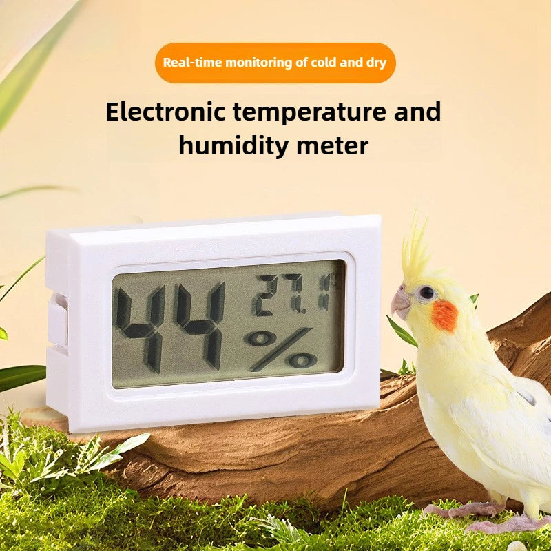 Thermometer Hygrometer Reptile Pet Incubation Breeding Turtle Gecko Hermit Crab Electronic Thermometer High Precision Parrot