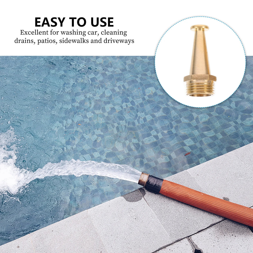 4pcs 1/2 Inch Fire Reel Nozzle Copper Outer Connector Car Wash Sprayer Garden Irrigation Fitting Air Nozzle Tool